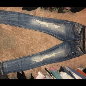 Rock revival skinny jeans! Barley worn!